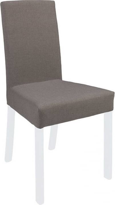 2-jų kėdžių komplektas VKRM 2, rudas/baltas цена и информация | Virtuvės ir valgomojo kėdės | pigu.lt