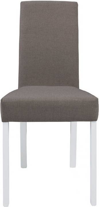 2-jų kėdžių komplektas VKRM 2, rudas/baltas kaina ir informacija | Virtuvės ir valgomojo kėdės | pigu.lt
