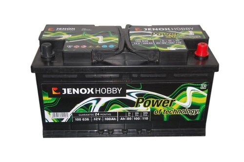 Аккумулятор глубокого разряда Jenox Hobby 100Ач цена и информация | Аккумуляторы | pigu.lt