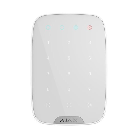 Ajax Keypad belaidė klaviatūra, balta цена и информация | Apsaugos sistemos, valdikliai | pigu.lt