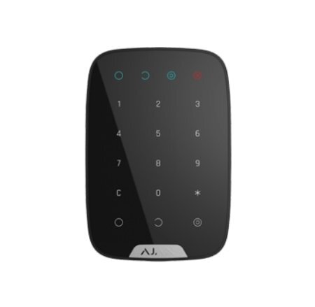 Ajax Keypad belaidė klaviatūra, juoda цена и информация | Apsaugos sistemos, valdikliai | pigu.lt