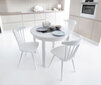 2-jų kėdžių komplektas Prowans, baltas kaina ir informacija | Virtuvės ir valgomojo kėdės | pigu.lt