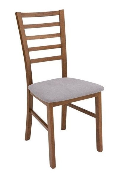 2-jų kėdžių komplektas Marynarz-2, rudas/pilkas kaina ir informacija | Virtuvės ir valgomojo kėdės | pigu.lt