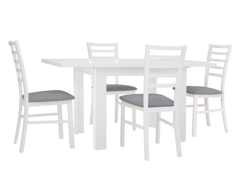 2-jų kėdžių komplektas Marynarz-2, pilkas/baltas