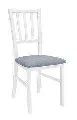 2-jų kėdžių komplektas Marynarz-1, pilkas/baltas kaina ir informacija | Virtuvės ir valgomojo kėdės | pigu.lt