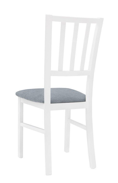 2-jų kėdžių komplektas Marynarz-1, pilkas/baltas kaina ir informacija | Virtuvės ir valgomojo kėdės | pigu.lt