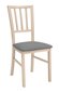 2-jų kėdžių komplektas Marynarz-1, šviesiai rudas/baltas kaina ir informacija | Virtuvės ir valgomojo kėdės | pigu.lt