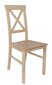 2-jų kėdžių komplektas Alla 4, šviesiai rudas kaina ir informacija | Virtuvės ir valgomojo kėdės | pigu.lt