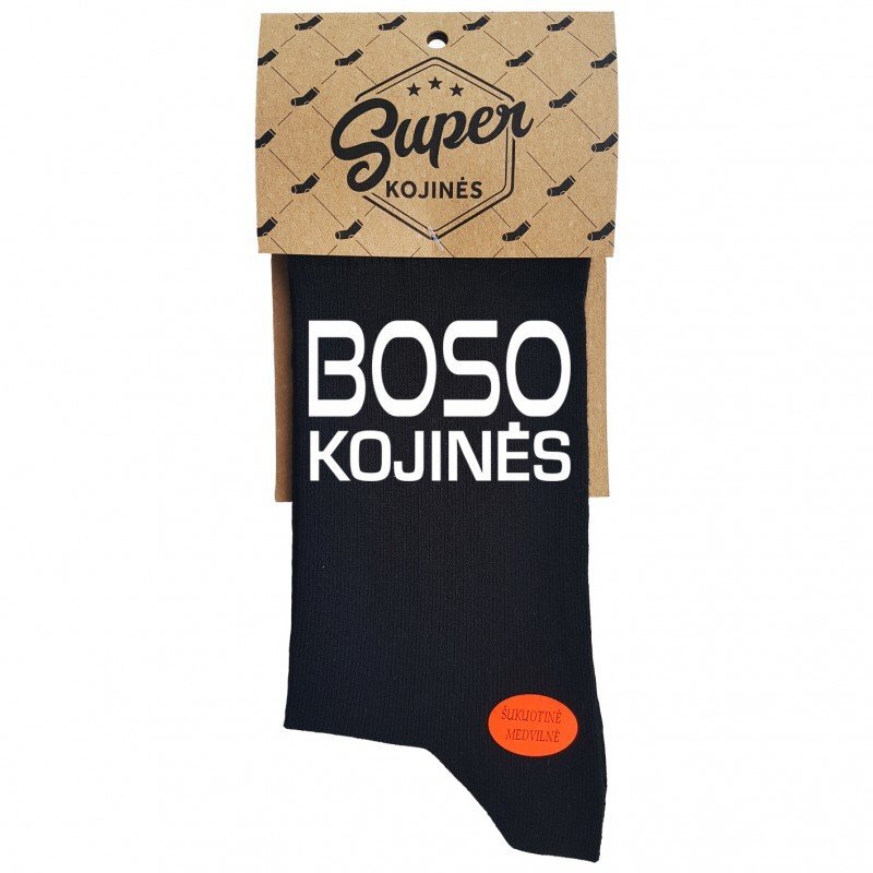 Kojinės Boso, juodos kaina ir informacija | Originalios kojinės | pigu.lt