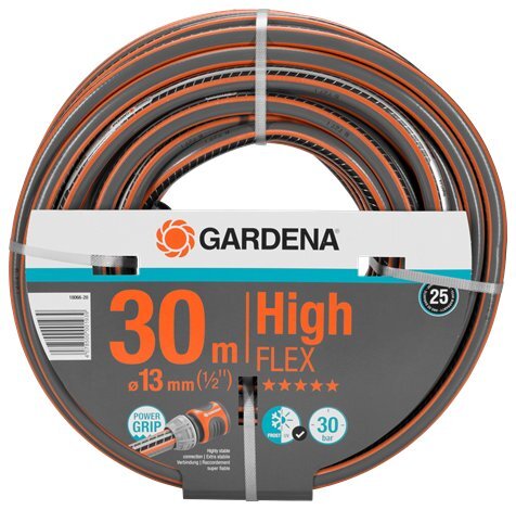 Gardena Highflex laistymo žarna, 30m 13mm 1/2" цена и информация | Laistymo įranga, purkštuvai | pigu.lt