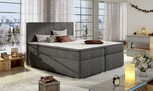 Кровать Bolero, 140х200 см, серая цена и информация | Кровати | pigu.lt
