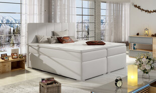 Кровать Bolero, 140х200 см, белая цена и информация | Кровати | pigu.lt