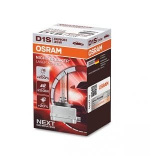 Osram Night Breaker Laser D1S Next Generation +200% kaina ir informacija | Automobilių lemputės | pigu.lt