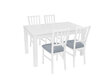 Išskleidžiamas stalas Bryk2 140, baltas kaina ir informacija | Virtuvės ir valgomojo stalai, staliukai | pigu.lt