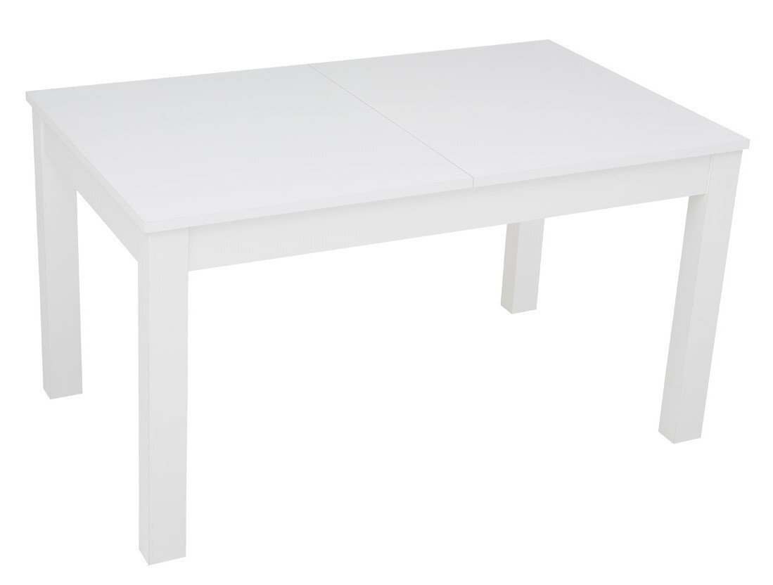 Išskleidžiamas stalas Bryk2 140, baltas цена и информация | Virtuvės ir valgomojo stalai, staliukai | pigu.lt