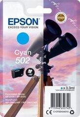 Картридж с Совместимый чернилами Epson C13T02V: Цвет - Голубой, Емкость - 3,3 ml цена и информация | Картриджи для струйных принтеров | pigu.lt