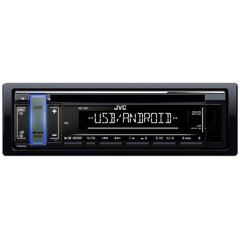 JVC KD-T401 Автомагнитола CD / USB / AUX / RADIO / RDS / 4 X 50W Черная цена и информация | Автомагнитолы, мультимедиа | pigu.lt