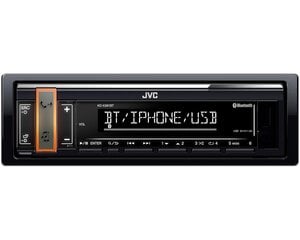 JVC KD-X361BT Автомагнитола Bluetooth / FLAC / Android / USB / AUX / RADIO / RDS / 4 X 50W Черная цена и информация | Автомагнитолы, мультимедиа | pigu.lt