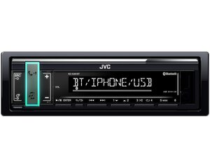 JVC KD-X361BT Автомагнитола Bluetooth / FLAC / Android / USB / AUX / RADIO / RDS / 4 X 50W Черная цена и информация | Автомагнитолы, мультимедиа | pigu.lt