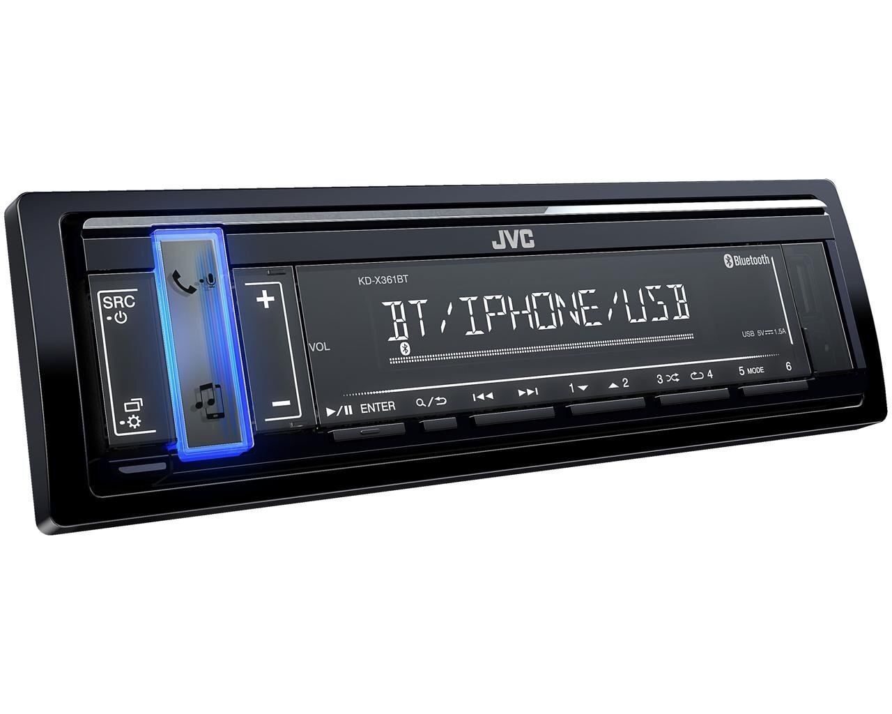 Automagnetola JVC Radioodbiornik Jvc Kdx-361BT kaina ir informacija | Automagnetolos, multimedija | pigu.lt