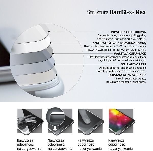 3MK HardGlass Max цена и информация | Apsauginės plėvelės telefonams | pigu.lt