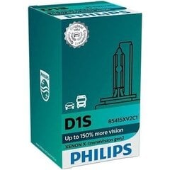 PHILIPS D1S 4800k Xenon X-TREME VISION GEN2 +150% lemputė kaina ir informacija | Automobilių lemputės | pigu.lt