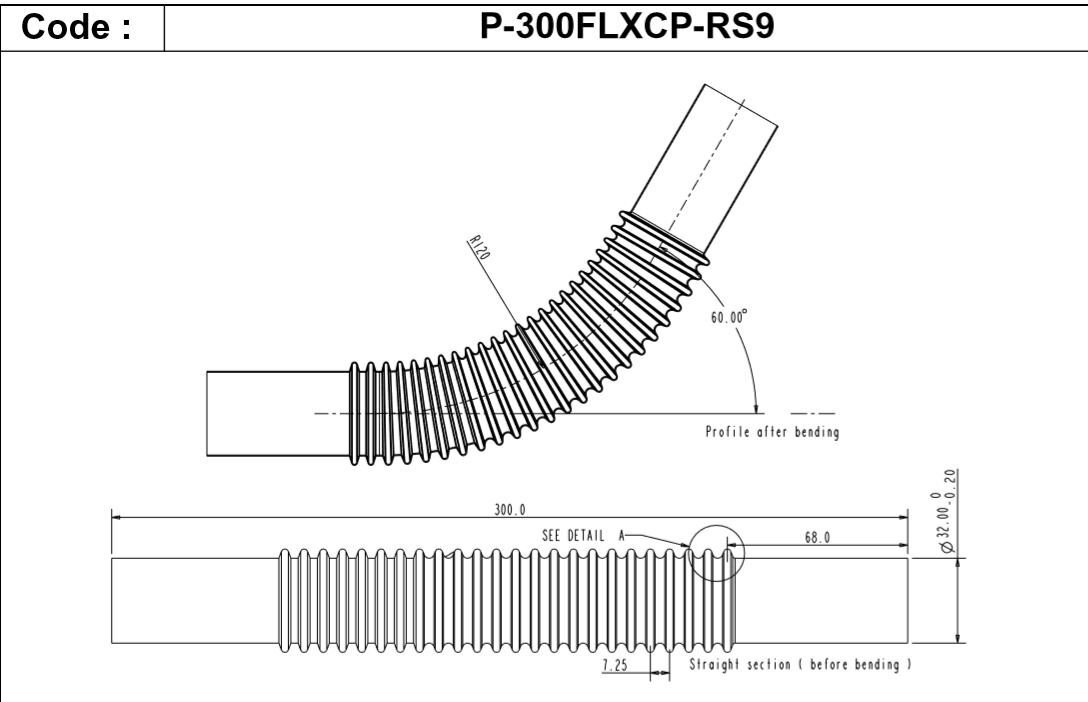 Lankstomas prailginimas sifonui, McAlpine MCRS9, 32 mm цена и информация | Sifonai | pigu.lt