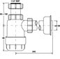 Sifonas prautuvui be galvutės McAlpine MCHC232, 32 mm цена и информация | Sifonai | pigu.lt