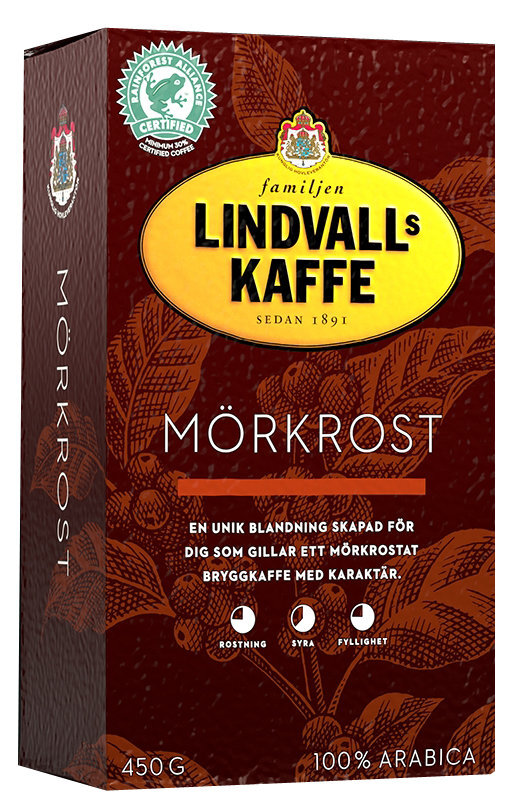 Lindvalls Morkrost malta kava, 450 g kaina ir informacija | Kava, kakava | pigu.lt