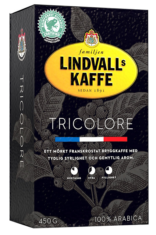 Lindvalls Tricolore malta kava, 450 g цена и информация | Kava, kakava | pigu.lt