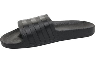 Тапочки для мужчин Adidas adilette aqua F35550, черные цена и информация | Мужские шлепанцы, босоножки | pigu.lt
