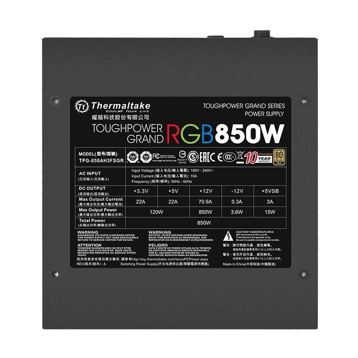 Thermaltake Toughpower Grand RGB Sync kaina ir informacija | Maitinimo šaltiniai (PSU) | pigu.lt