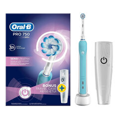 Braun Oral-B Pro 750 Sensi Ultrathin цена и информация | Электрические зубные щетки | pigu.lt