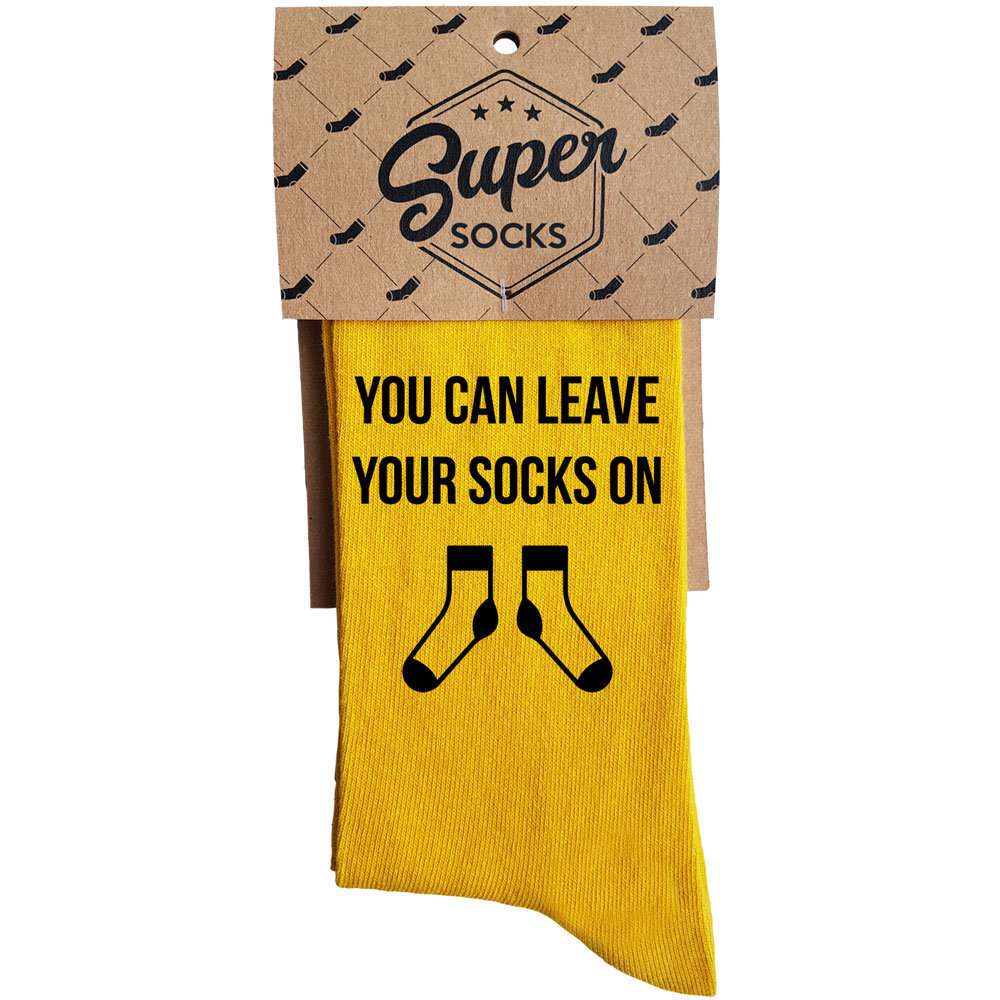 Kojinės "You can leave your socks on" kaina ir informacija | Originalios kojinės | pigu.lt