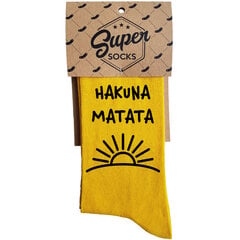 Kojinės "Hakuna Matata" kaina ir informacija | Originalios kojinės | pigu.lt