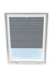 Штора плиссе на мансардное окно Velux, 78x118 см, Серая B-308000