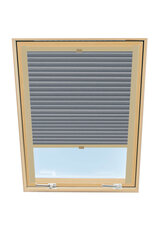 Klostuota užuolaidėlė stoginiam langui Velux, 78x118 cm, Pilka B-308000 kaina ir informacija | Roletai | pigu.lt