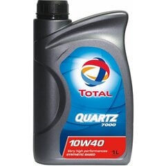 Total Quartz 7000 10W/40 pusiau sintetinė alyva varikliams, 1 L kaina ir informacija | Variklinės alyvos | pigu.lt
