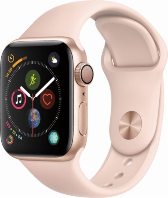 Apple Watch Series 4 44mm Gold Aluminum/Pink Sand Sport Band kaina ir informacija | Išmanieji laikrodžiai (smartwatch) | pigu.lt