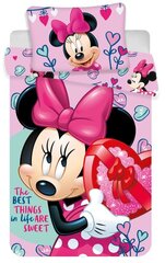Vaikiškas patalynės komplektas Minnie Mouse 100x135, 2 dalių kaina ir informacija | Patalynė kūdikiams, vaikams | pigu.lt