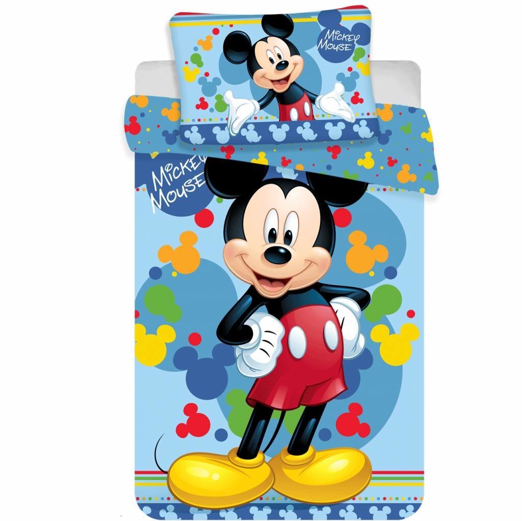 Vaikiškas patalynės komplektas Mickey Mouse 100x135, 2 dalių цена и информация | Patalynė kūdikiams, vaikams | pigu.lt