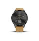 Garmin vívomove® HR Premium Onyx Black/Tan Suede kaina ir informacija | Išmanieji laikrodžiai (smartwatch) | pigu.lt