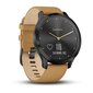 Garmin vívomove® HR Premium Onyx Black/Tan Suede kaina ir informacija | Išmanieji laikrodžiai (smartwatch) | pigu.lt