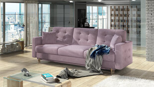 Sofa NORE Asgard, rožinė цена и информация | Диваны | pigu.lt