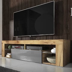 TV staliukas Bianko, rudas/pilkas kaina ir informacija | TV staliukai | pigu.lt