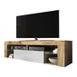 TV staliukas Bianko LED, rudas/baltas kaina ir informacija | TV staliukai | pigu.lt