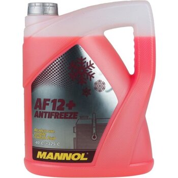 Антифриз Mannol AF12 + (Longlife) -40°C, 5 л цена и информация | Очищающие и охлаждающие жидкости | pigu.lt