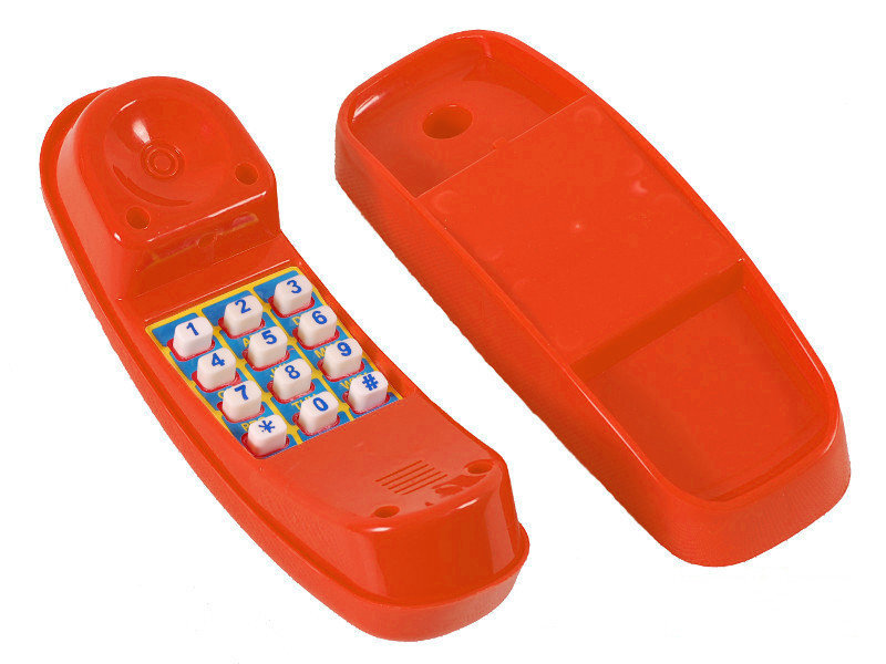 Telefonas žaidimų aikštelėms (raudonas) 4IQ цена и информация | Vaikų žaidimų nameliai | pigu.lt