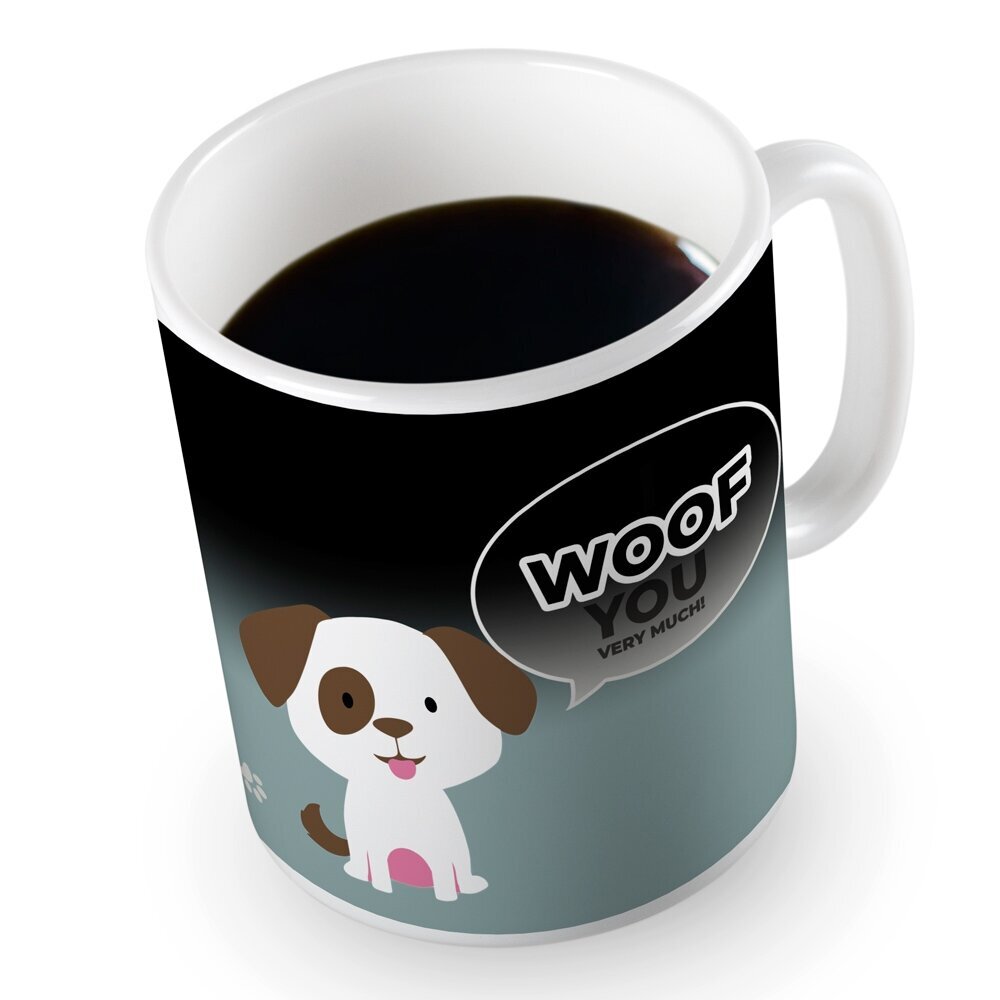 Magiškas puodelis su šuniuku kaina ir informacija | Originalūs puodeliai | pigu.lt