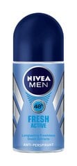 Rutulinis dezodorantas vyrams Nivea Active Fresh 50 ml kaina ir informacija | Dezodorantai | pigu.lt